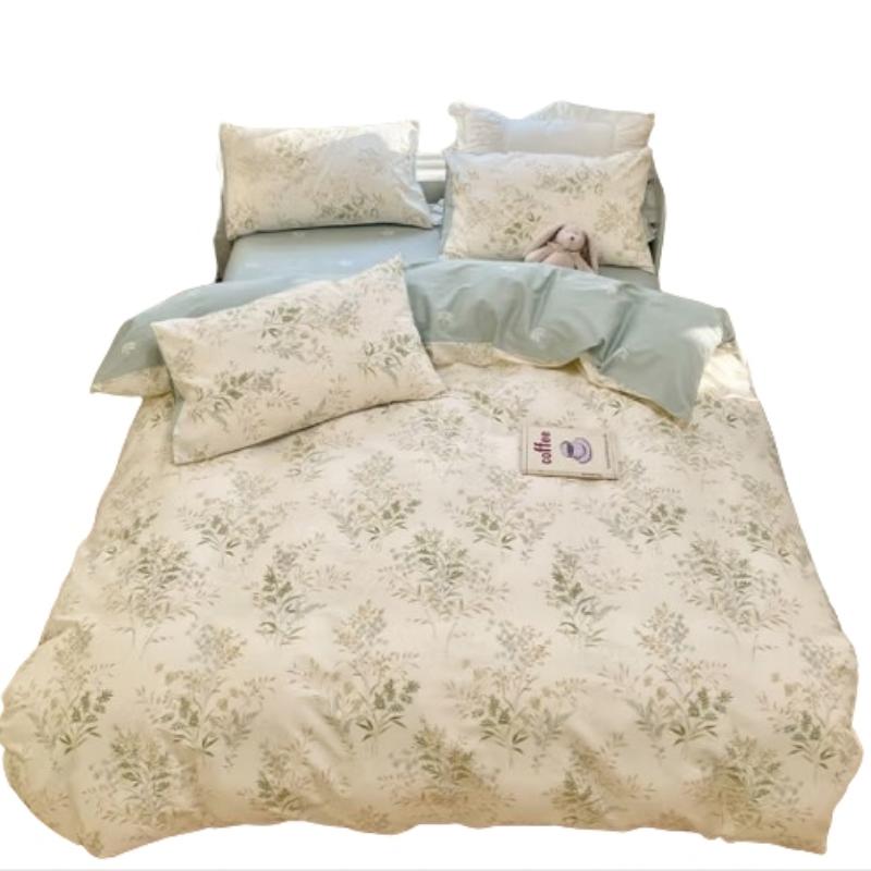恒源祥H4YH85全棉四件套仙草200*230cm（单位：套） 绿色