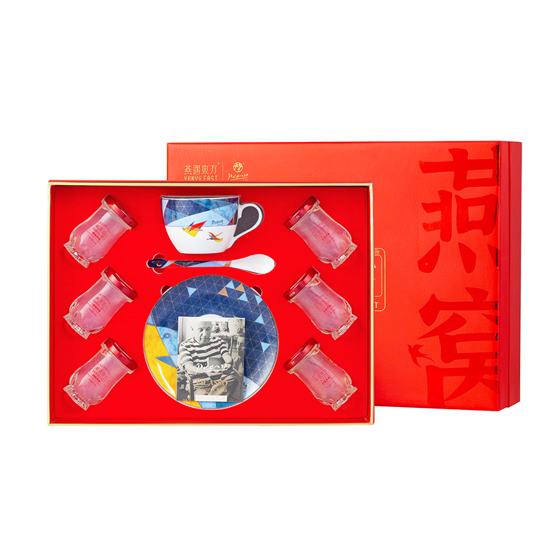 燕遇东方&middot;燕之尊品即食冰糖燕窝（6瓶装）单位：盒 红色