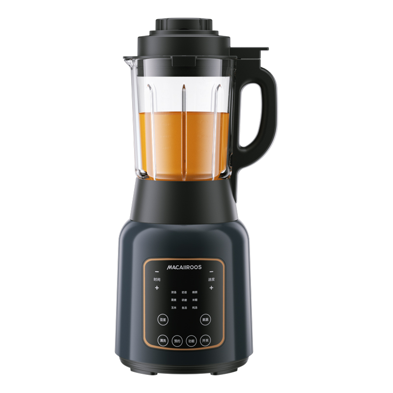 迈卡罗破壁机家用多功能加热破壁豆浆机果汁机 MC-PB188A（单位：台） 曜石黑