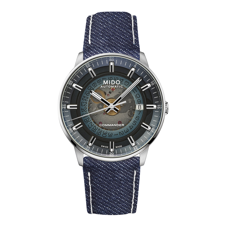 MIDO美度 指挥官系列幻影渐变机械男士腕表 M021.407.18.411.00  单位：块 蓝色