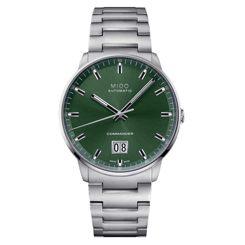 MIDO美度 指挥官系列&ldquo;纪念日&rdquo;大日历机械男士腕表 M021.626.11.091.00 单位：块 绿色