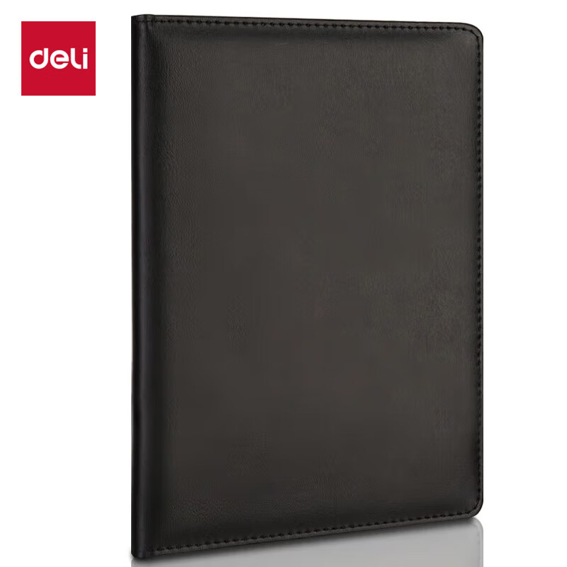 得力3162高级记事本笔记本(黑)-96张-25K单位：本 黑色