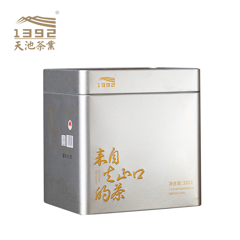 天池茶业 1392  鸭屎香凤凰单枞茶 潮州单丛高山乌龙茶叶新茶罐装春茶 鸭屎香320g  单位：罐 银色