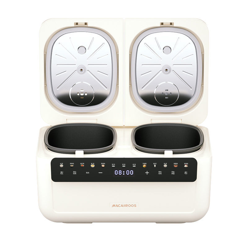 迈卡罗（MACAIIROOS）双胆电饭煲电饭锅不粘内胆MC-FB22A（单位：台） 白色