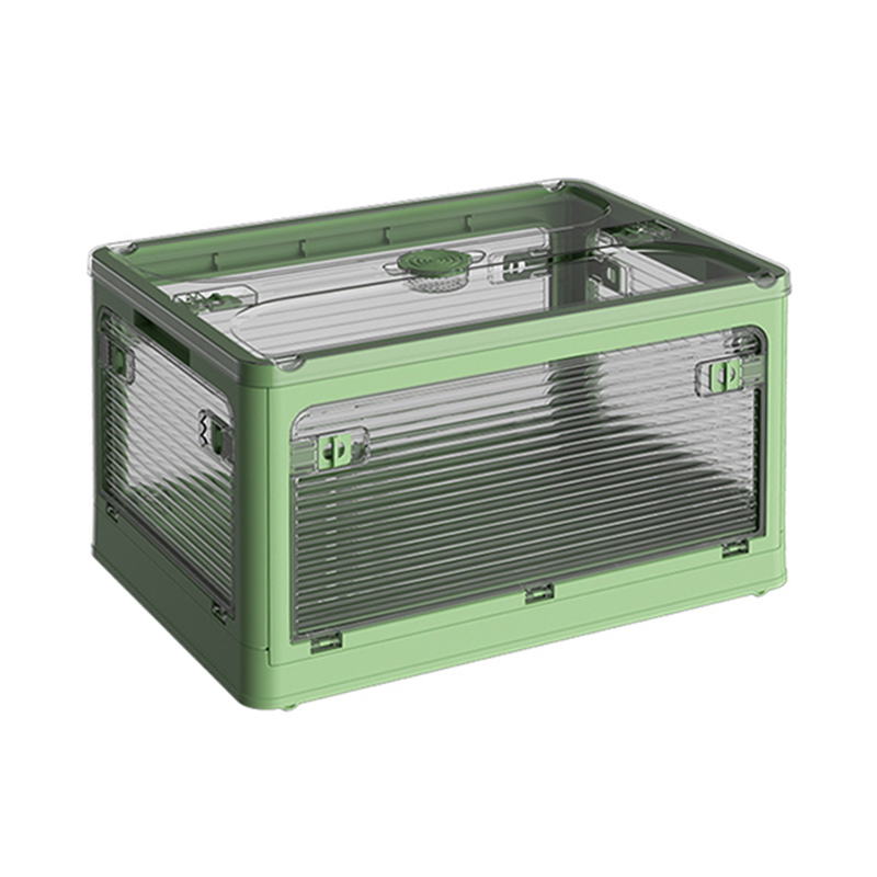 捷扣 9003日式折叠收纳箱加大号（白色、黄色、绿色）（单位：套）偏远地区不发货 绿色