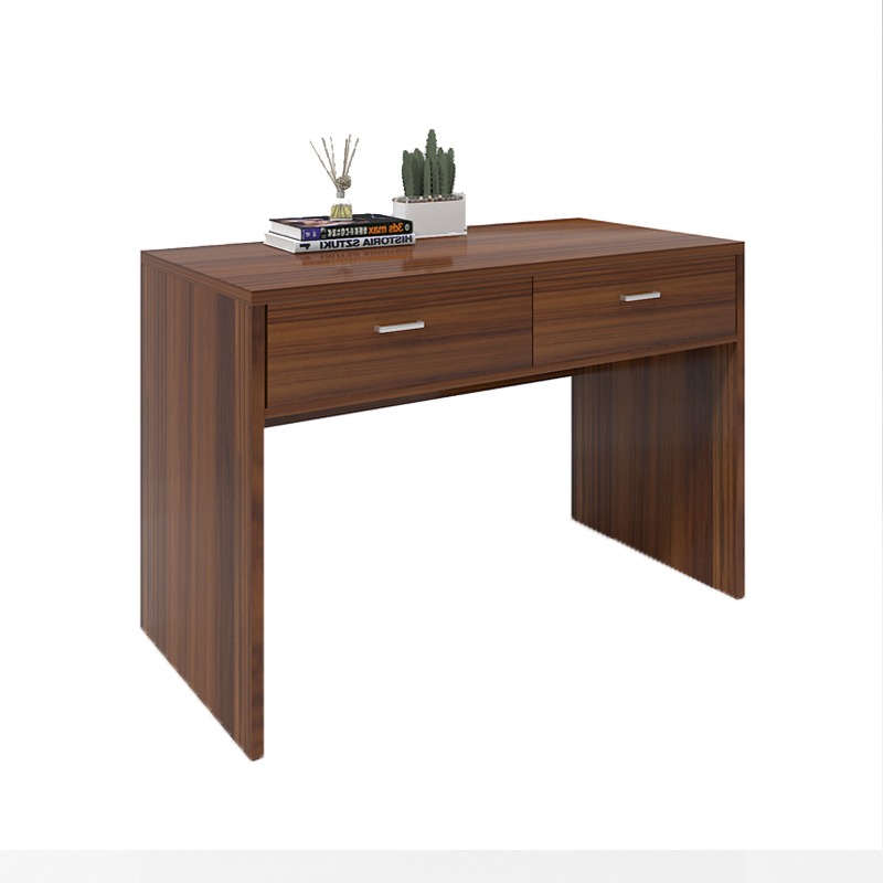 悦山 组合家具书桌学习桌带抽屉办公桌 梨木色 1000*600*750*1张