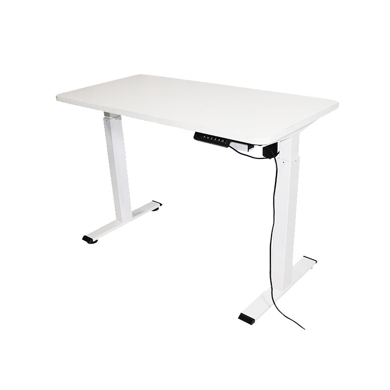 悦山 电动升降电脑桌站立式书桌 白色 1600*600*750-1200*1张