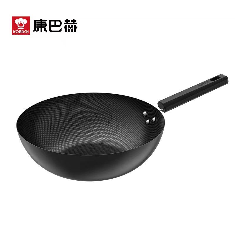 康巴赫 无涂层臻味老铁锅 LP-NB32G2 30CM 黑色（单位：个）