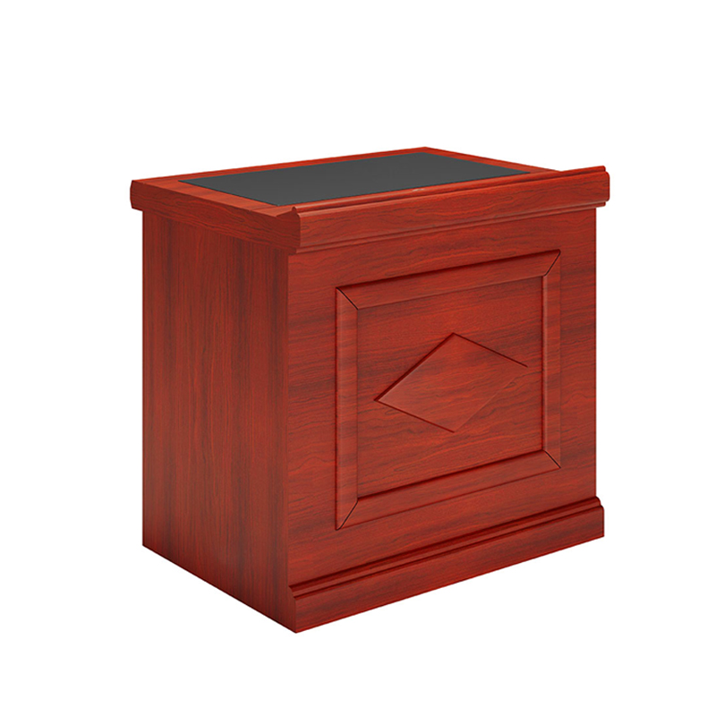 悦山 会议桌演讲台接待洽谈桌 胡桃木色 800*600*760mm*1张