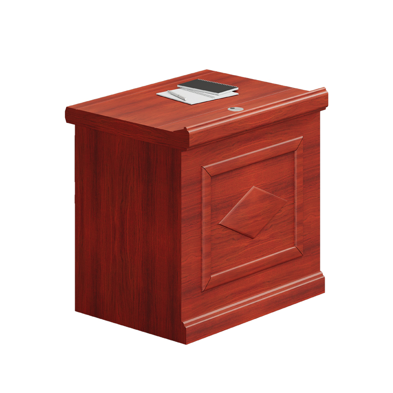 悦山 演讲台会议桌发言台接待台洽谈桌 胡桃木色 800*600*760mm*1张