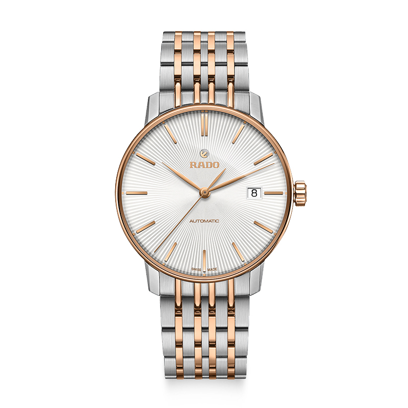 RADO瑞士雷达手表 晶璨系列男士钢带情侣机械男表 R22860027  单位：块 金色