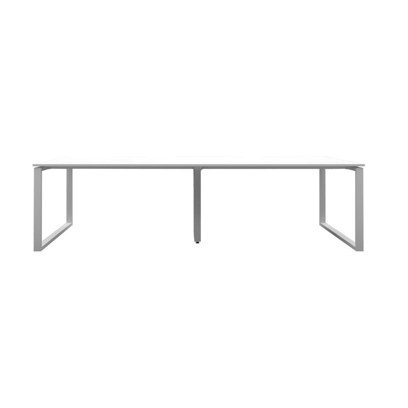 悦山 办公会议桌简约长条桌 白色 2800*1200*750mm*1张