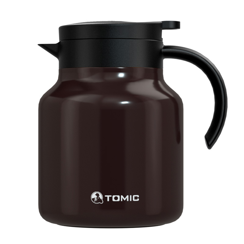 特美刻（TOMIC）焖茶壶防粘内胆闷泡壶大容量316茶隔泡茶壶 TJ70020AF 单位：个 咖啡色