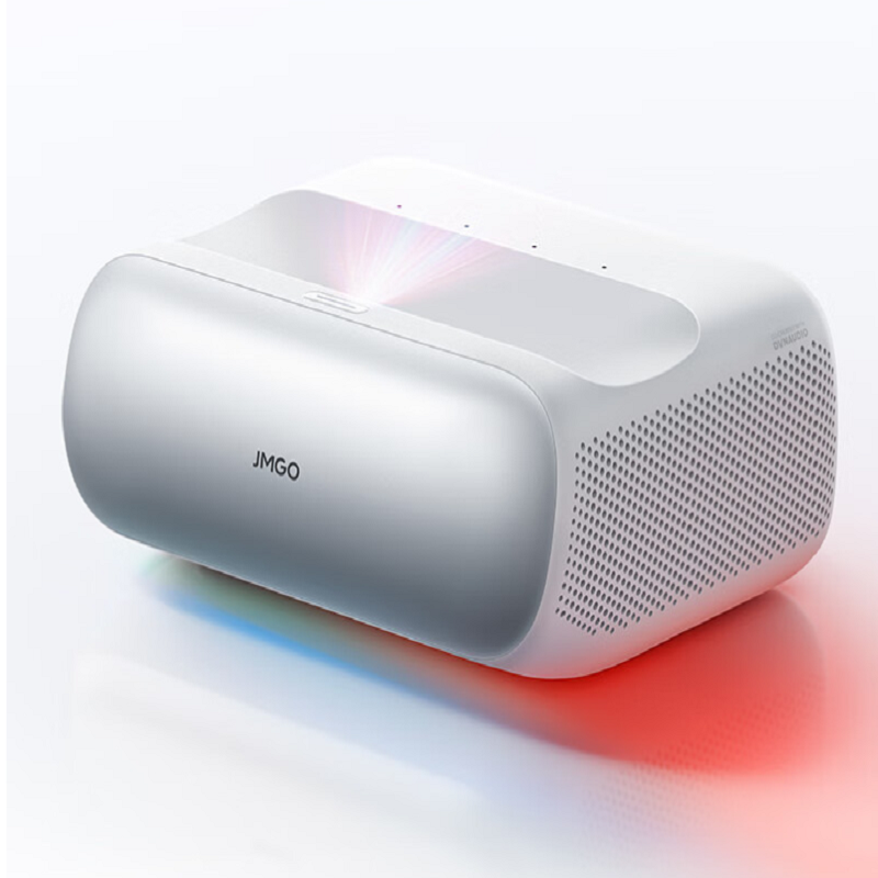 坚果（JMGO）O2三色激光短焦投影仪家庭影院白天投墙（离墙23.8cm投百吋 激光电视） O2三色 白色