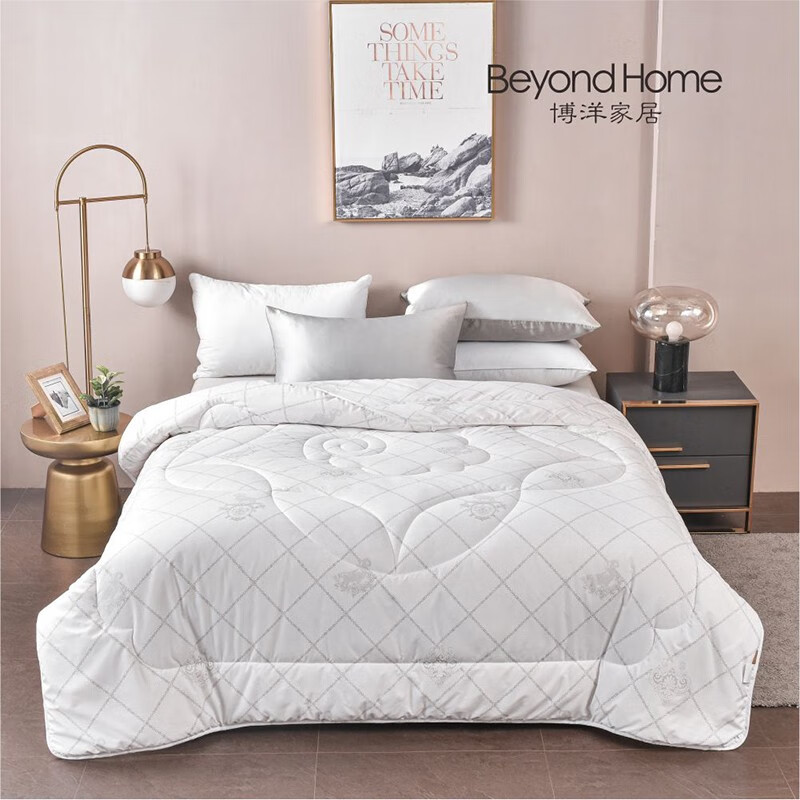 博洋WT902307013A时尚臻暖羊毛被200*230cm适用于1.5米床（单位：条） 本白色