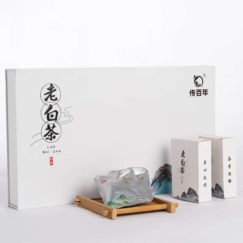 传百年福鼎白茶230g茶饼礼盒装 CBN012  单位：盒  