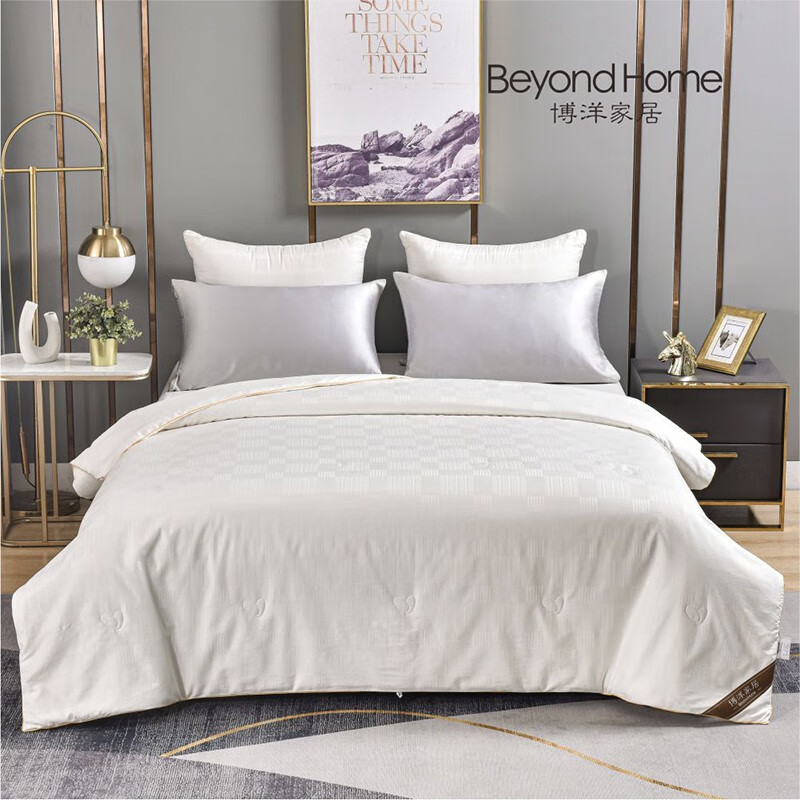 博洋WT902307014A臻雅蚕丝春秋被200*230cm适用于1.5米床（单位：条） 本白色