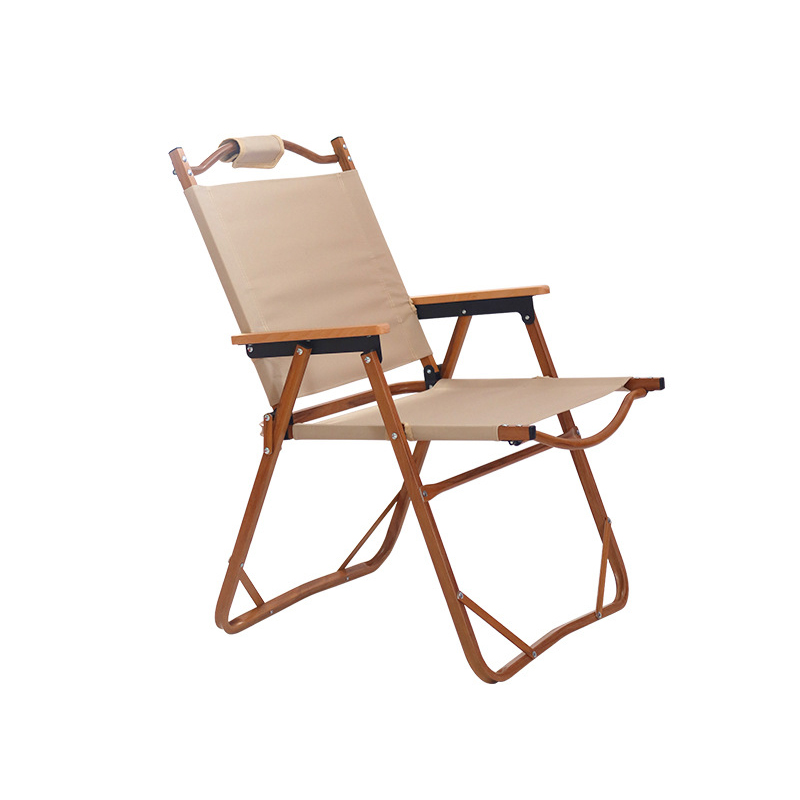 瑟石SESONE 克米特折叠椅 单位：把 自然色 铝管大号