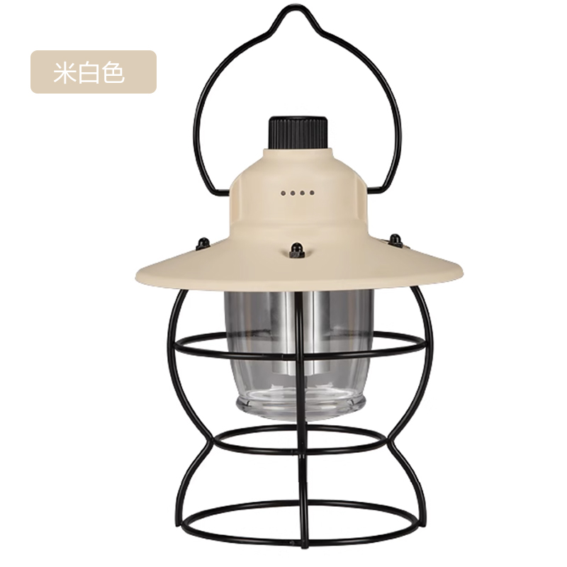 瑟石SESONE露营灯C款  单位：个 米白色