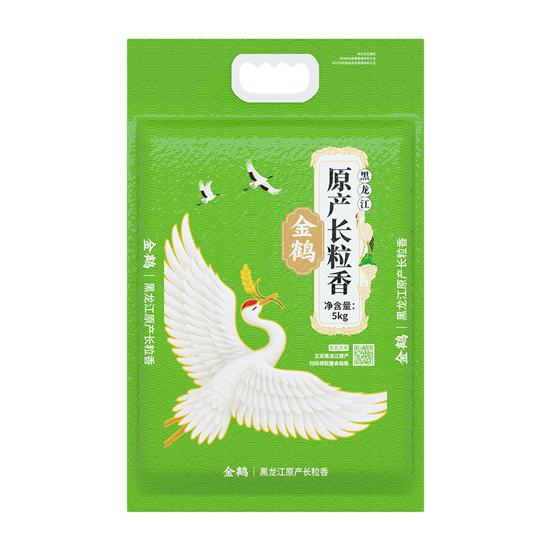 金鹤 黑龙江原产长粒香大米5kg  