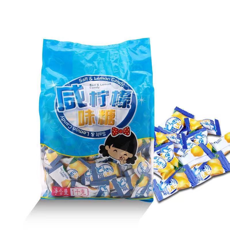 可康牌350克*2袋天蓝色咸柠檬味糖（单位：袋） 天蓝色