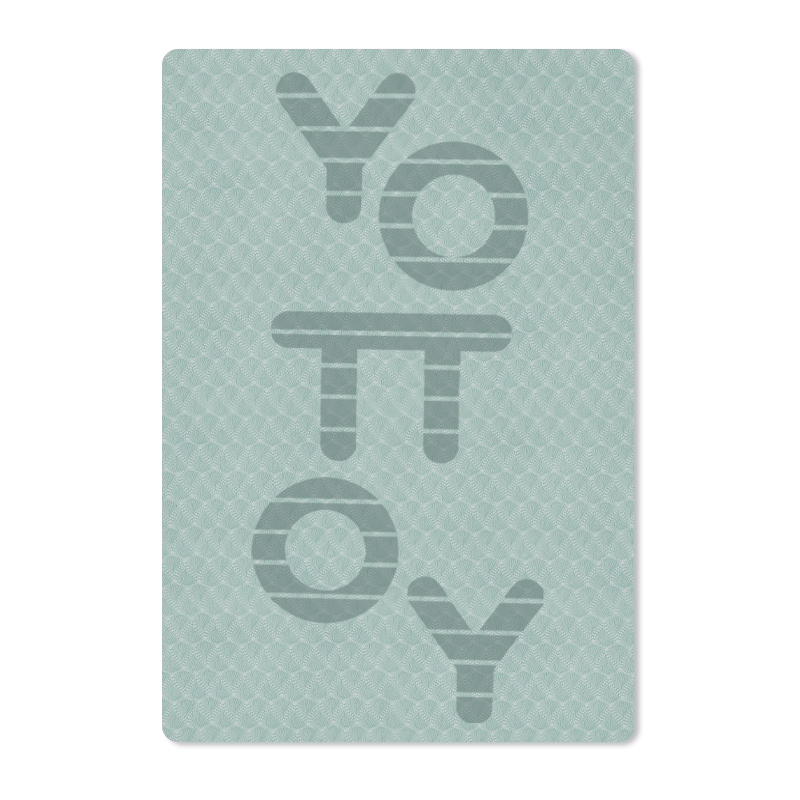 YOTTOY 瑜伽垫健身垫家用防滑减震静音加厚加宽隔音女生专用跳操垫子地垫  单位：件 青山黛