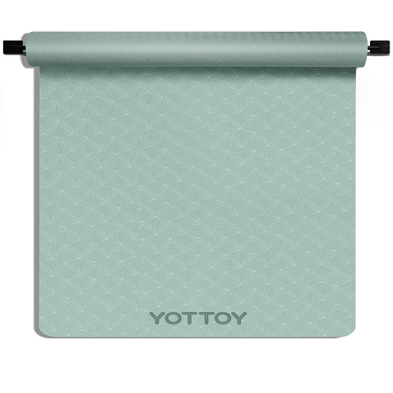 YOTTOY 瑜伽垫健身垫家用防滑减震静音加厚加宽隔音女生专用跳操垫子地垫  单位：件 青山黛
