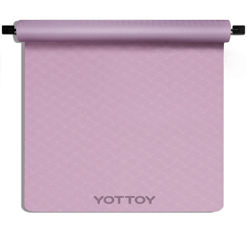 YOTTOY 瑜伽垫健身垫家用防滑减震静音加厚加宽隔音女生专用跳操垫子地垫  单位：件 凤信紫