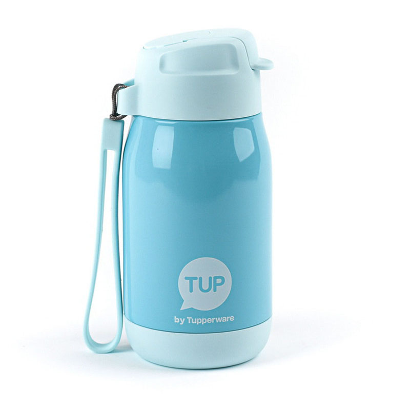 特百惠（Tupperware）330ml儿童吸管保温杯  单位：个 蓝色