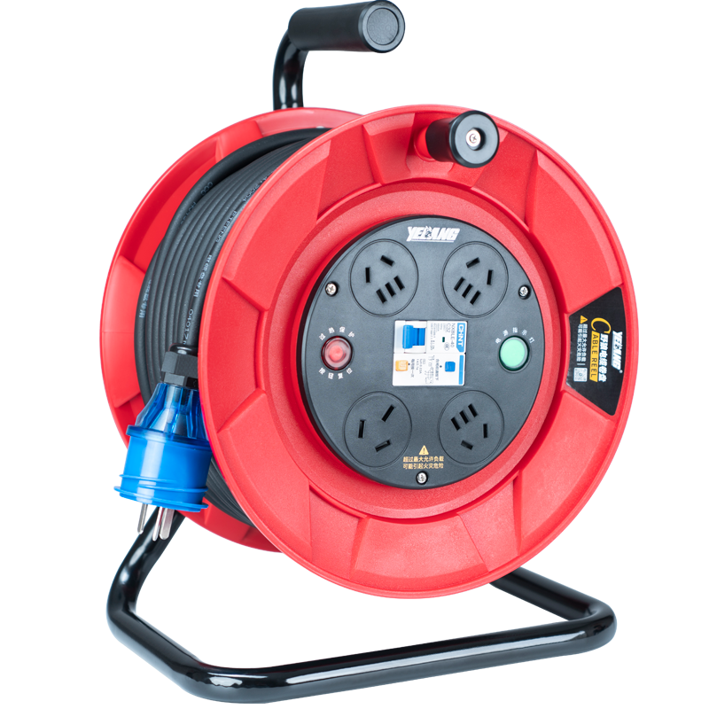 野狼YELANG/YL27021030/YZW 3*2.5*30米250V16A国标电缆盘/只 红色