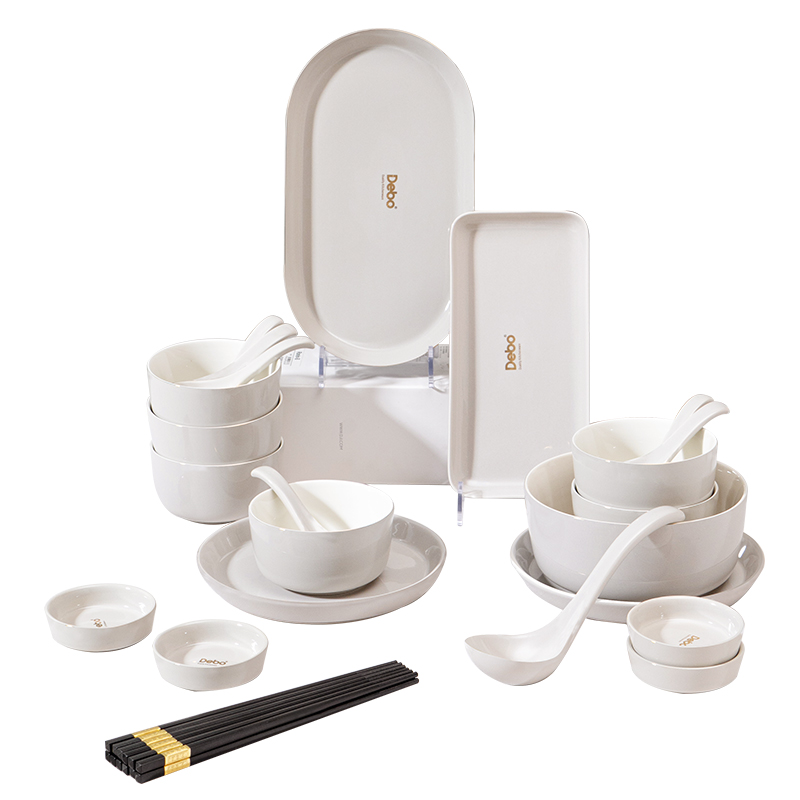 德铂（Debo）马格德堡28件套 DB-85（单位：套） 本白色 28