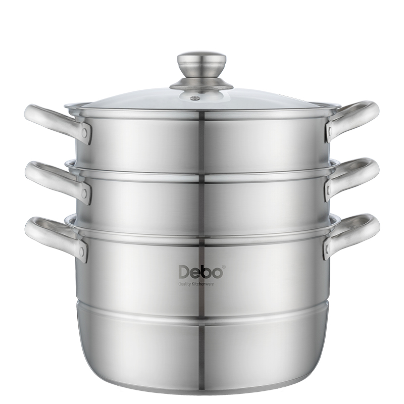 Debo德铂沃斯堡三层28cm DEP-775（单位：套） 不锈钢色