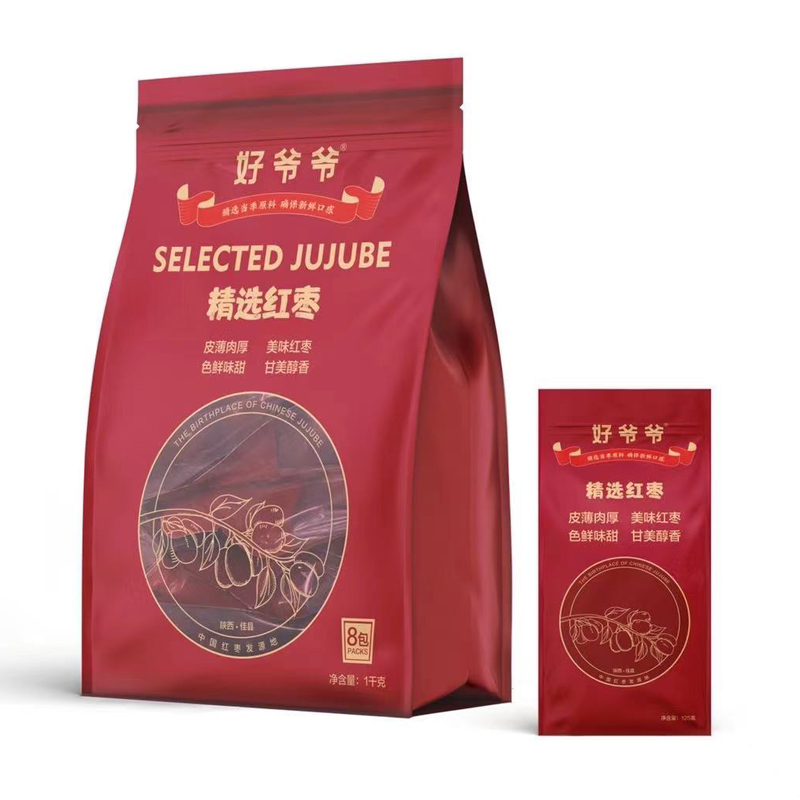 好爷爷红枣家庭量贩装1kg  单位：袋 红枣1kg