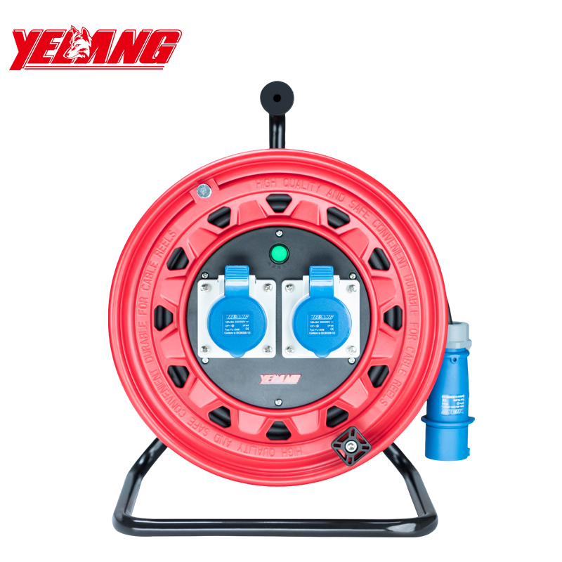 野狼YELANG/YLB33061030/YZW 3*2.5*30米250V16A工业插座电缆盘/只 红色