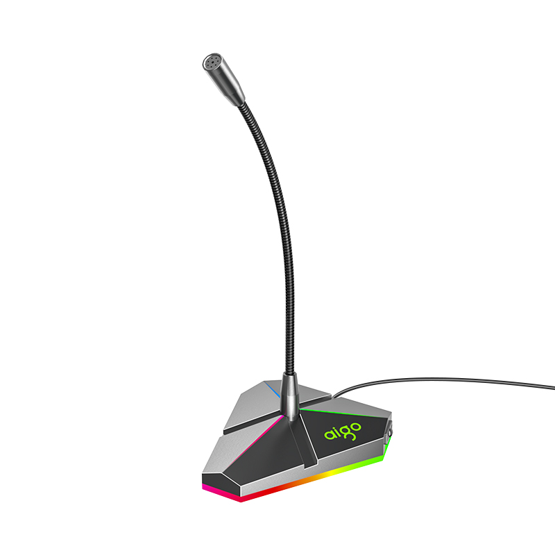 aigo 爱国者 桌面电脑会议麦克风 K6灰色 (单位：个） 灰色