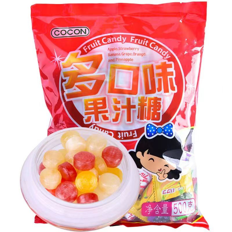 可康牌350克*2袋炫橙色多口味果汁糖（单位：袋） 炫橙色