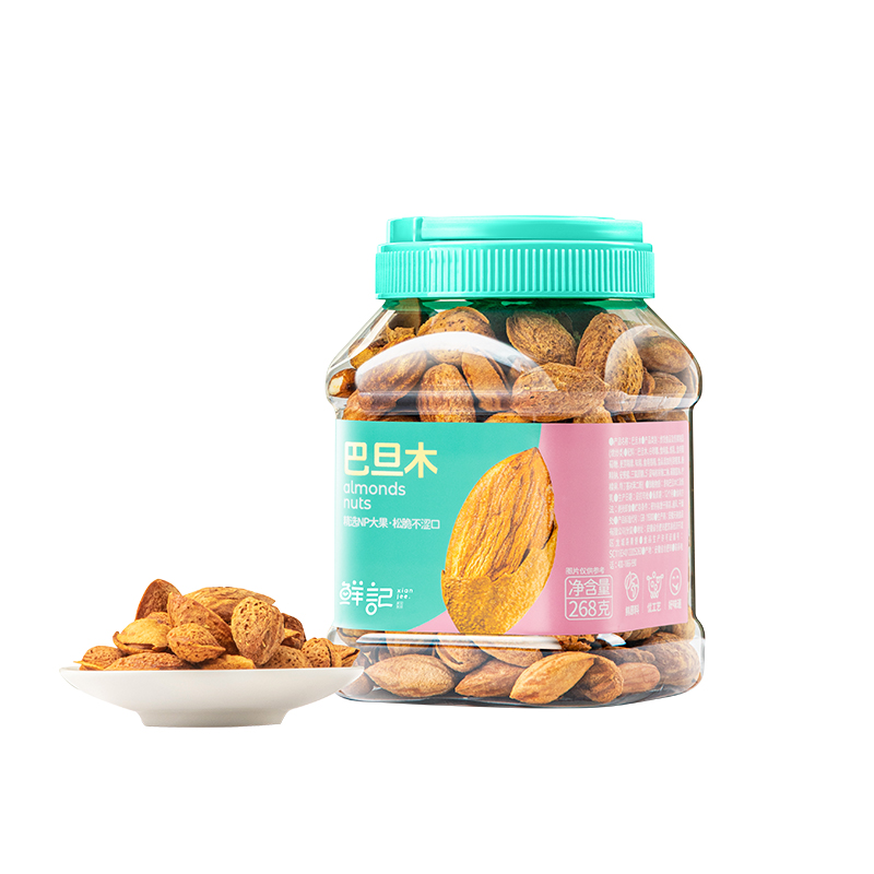 鲜记 巴旦木268g（单位：罐） 拿铁色