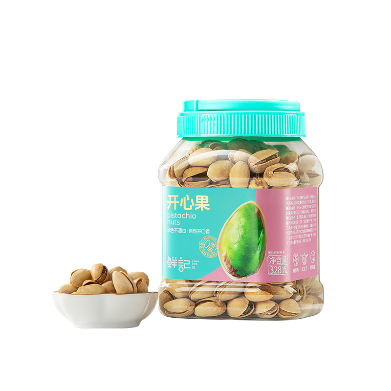 鲜记 开心果328g（单位：罐） 拿铁色