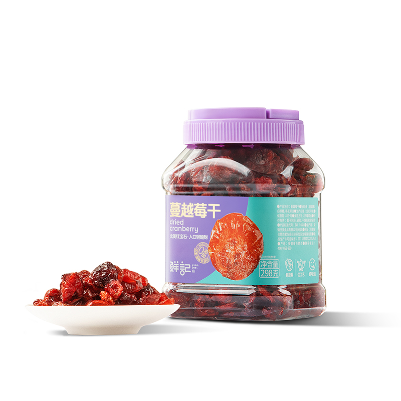 鲜记 蔓越莓干298g（单位：罐） 拿铁色
