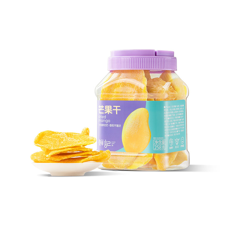 鲜记 芒果干258g（单位：罐） 拿铁色
