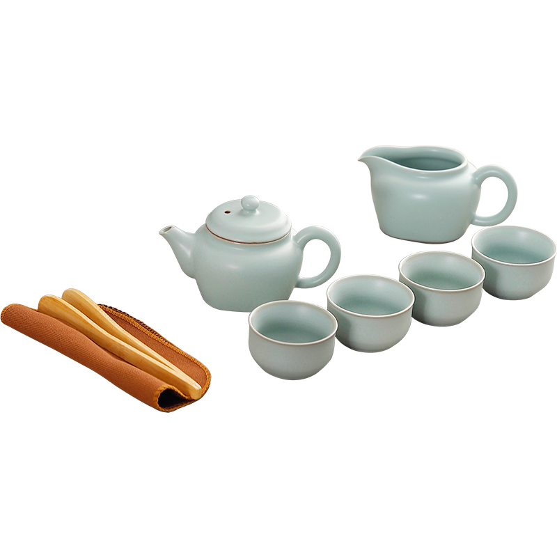 八方礼 方正壶旅行茶具 BFL2023-46（单位：套）浅蓝 浅蓝
