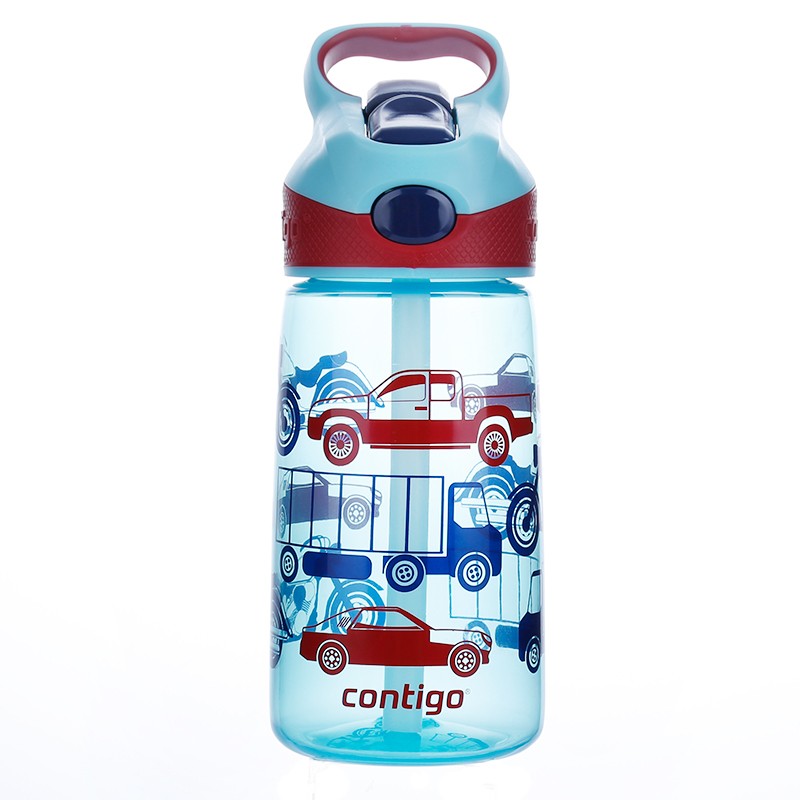 contigo康迪克儿童吸管水杯运动塑料吸管杯子450ml汽车总动员HBC-STR（单位：个） 汽车总动员