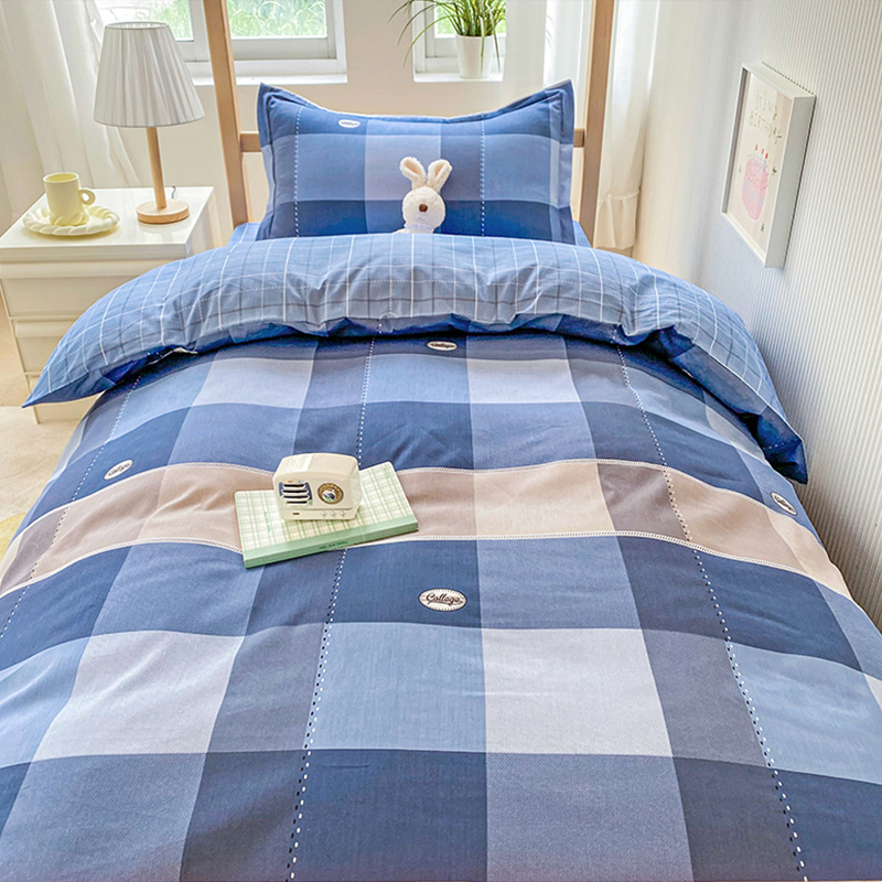 罗曼罗兰全棉三件套 查里世家160x210cm（单位：套） 灰色 1.2米