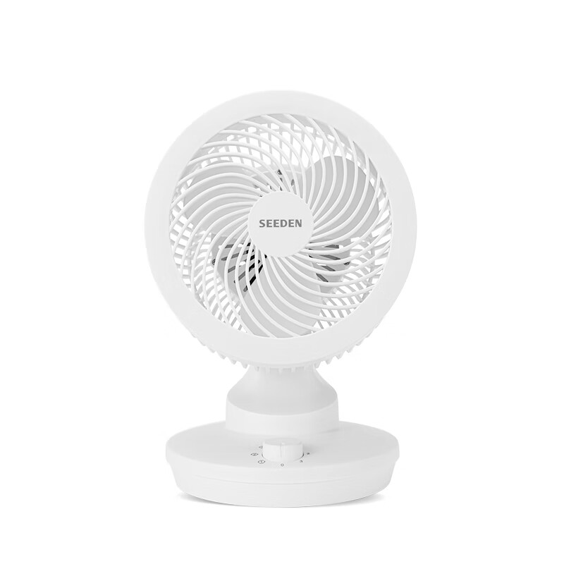 西点（SEEDEN）7寸台式空气循环扇 KF-1820 26W（单位：台） 白色