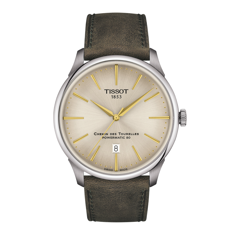 Tissot天梭 杜鲁尔系列皮带机械男士腕表 T139.407.16.261.00（单位：块） 银色