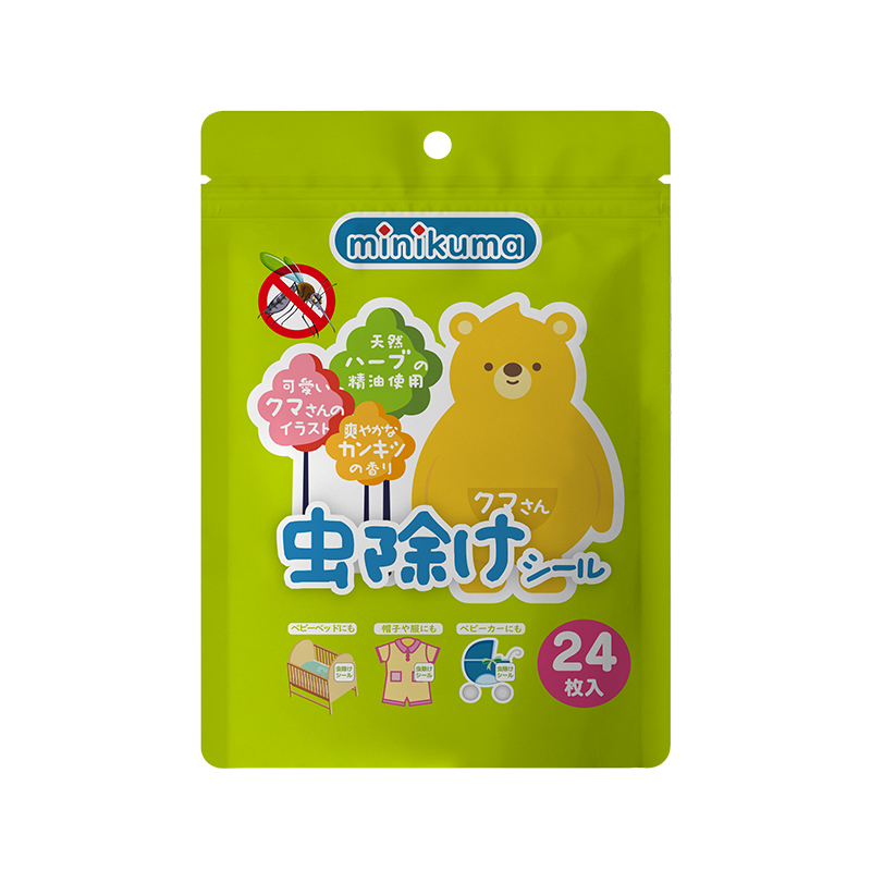 minikuma植物精油香贴驱蚊贴（单位：包） 驱蚊贴2包