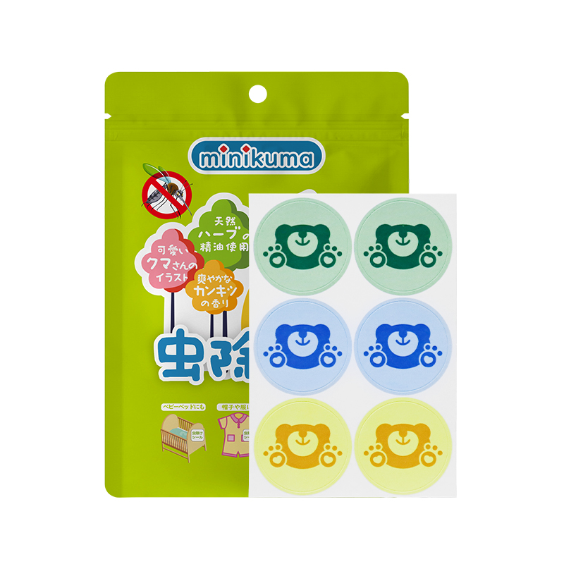 minikuma植物精油香贴驱蚊贴（单位：包） 驱蚊贴1包