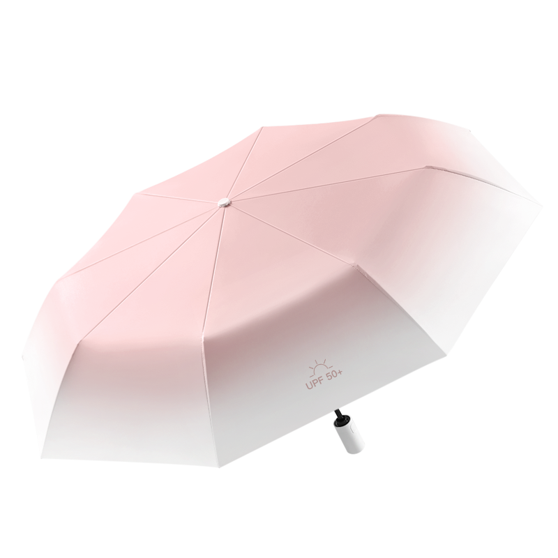 美度（MAYDU）全自动三折雨伞遮阳伞女防晒防紫外线折叠晴雨伞男女通用太阳伞M3037（单位：把） 仲夏粉