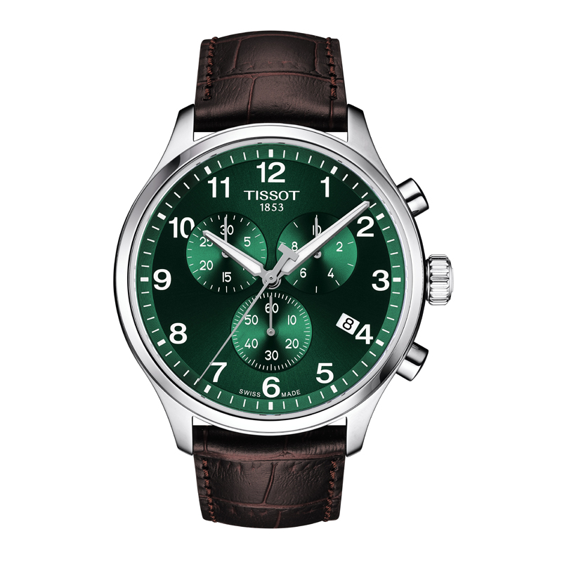 TISSOT天梭 速驰系列皮带石英男士腕表 T116.617.16.092.00（单位：块） 绿色