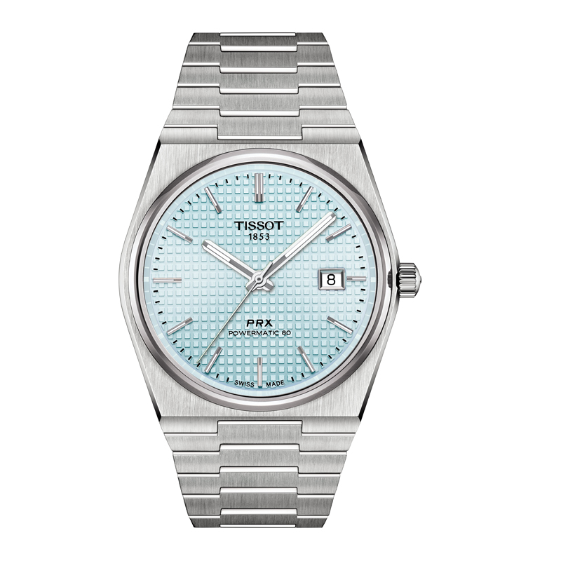 TISSOT天梭  PRX超级玩家系列腕表机械男表 T137.407.11.351.00（单位：块） 尼加拉蓝